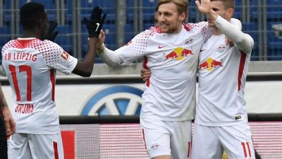 Leipzig macht weiter Druck: Turbulentes 3:2 bei Hannover 96