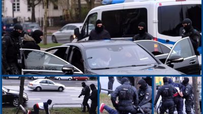 Hamburg: 187-Gangster-Rapper Maxwell in Handschellen – Polizei-Razzia gegen Straßenbande