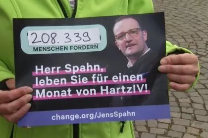 Petition: Spahn soll einen Monat von Hartz IV leben – aber er will es nicht ausprobieren