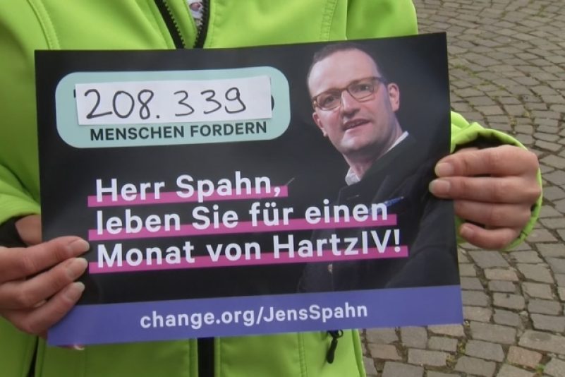 Petition: Spahn soll einen Monat von Hartz IV leben – aber er will es nicht ausprobieren