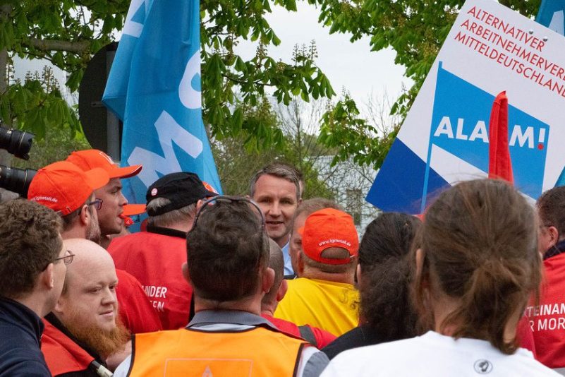 Eisenach: Opelaner verdrängen Björn Höcke von Demo – Solidarität von AfD “nicht gebraucht”