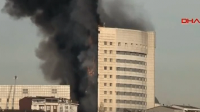 Großbrand in Istanbuler Krankenhaus