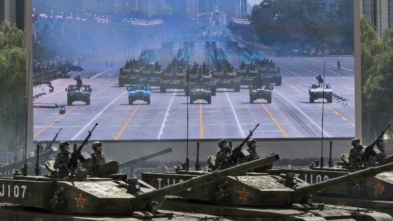 Militärparade in China