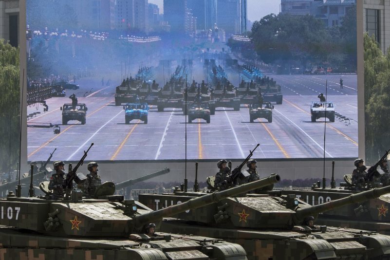 Militärparade in China