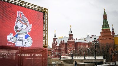 EU-Abgeordnete rufen zum Boykott der Fußball-WM in Russland auf