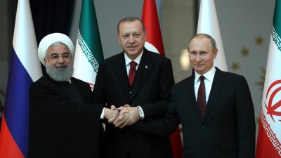 Syrien-Gipfel: Erdogan, Putin und Rohani wollen sich für „dauerhafte Waffenruhe“ in Syrien einsetzen