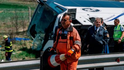Mindestens 6 Tote und 20 Verletzte bei Busunfall in Bulgarien