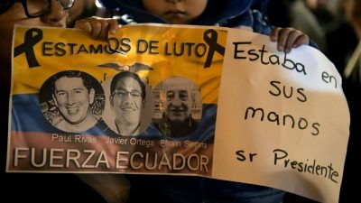 Ecuadors Präsident bestätigt Tod von verschleppten Journalisten