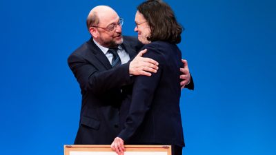 Nahles: Was Schulz ausgehalten hat, verdient größten Respekt