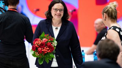 Forsa: SPD sinkt nach Nahles-Wahl auf 17 Prozent