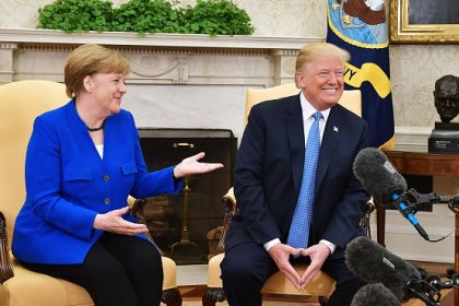 Merkels Trump-Visite: Freundlich im Ton, hart in der Sache