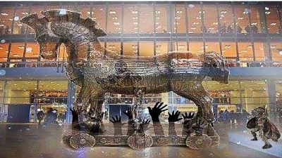 „Metapher für unser Land“: Das Trojanische Pferd von Dresden wird heute eingeweiht