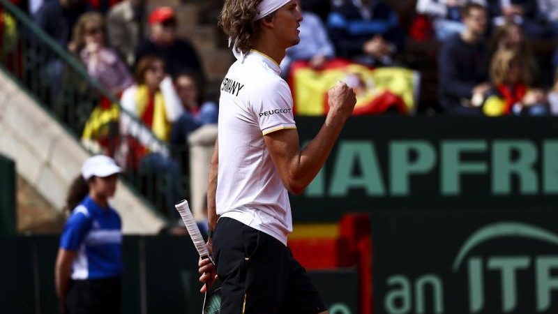 Zverev bringt deutsches Davis-Cup-Team in Spanien in Führung