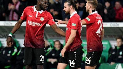 2:1 gegen Bremen – Hannover 96 stoppt den Abwärtstrend
