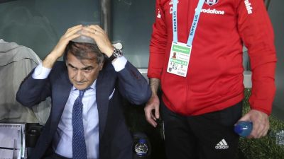 Werfer nach Kopfverletzung von Besiktas-Trainer festgenommen