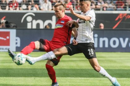 Herber Rückschlag für Frankfurt zuhause gegen Hertha