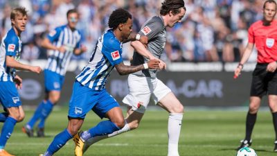Hertha im Endspurt 2:2 gegen Augsburg
