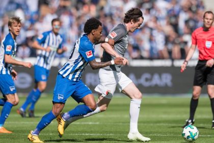 Hertha im Endspurt 2:2 gegen Augsburg