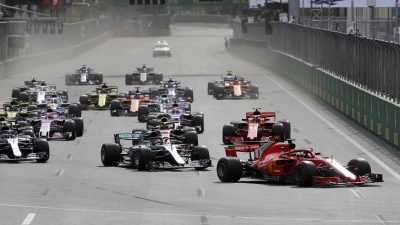 Hamilton gewinnt in Aserbaidschan – Vettel wird Vierter