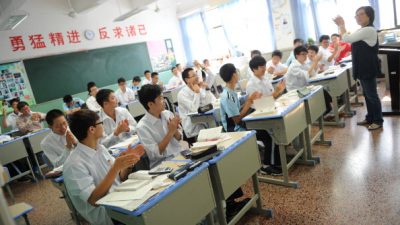 Oberschule in China überwacht mit Kameras zur Gesichtserkennung die Aufmerksamkeit von Schülern