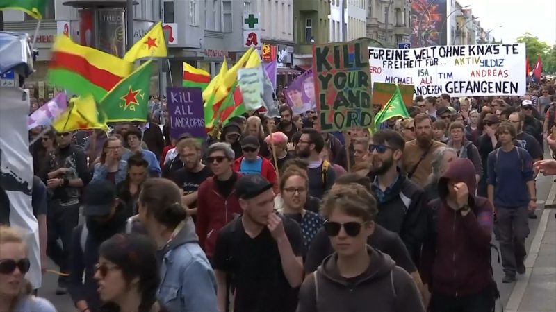 Antifa-Demo in Berlin: Teilnehmer fordern „Kill your Landlord“