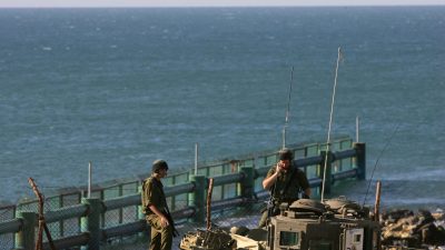 „Weltweit einzigartiges Hindernis“: Israel baut Seebarriere zum Gazastreifen