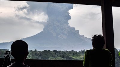 Vulkan Agung auf Bali erneut ausgebrochen