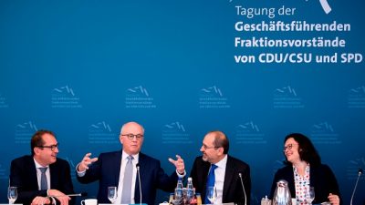 Nach Klausur: Union und SPD betonen Willen zur fruchtbaren Zusammenarbeit