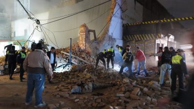 Drei Tote und zwei Verletzte bei Einsturz von Theater in Argentinien