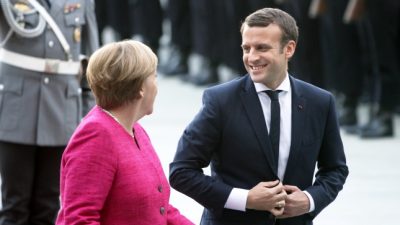 Merkel lobt Macrons „Begeisterungsfähigkeit für Europa“