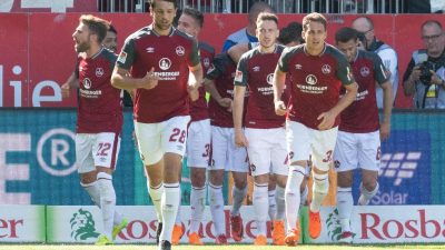 1. FC Nürnberg zurück in der Bundesliga – Kiel in Relegation