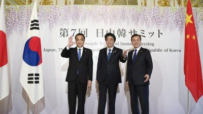 Nordkorea-Krise: Japan, China und Südkorea kooperieren