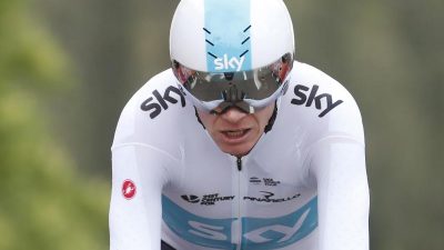 Froome fährt beim Giro d’Italia hinterher