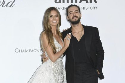 Heidi Klum und Tom Kaulitz posieren in Cannes