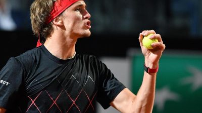 Alexander Zverev nach Sieg gegen Goffin in Rom im Halbfinale