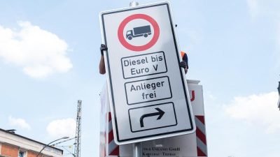 2,1 km Straßensperrung: In Hamburg gilt ab 1. Juni das erste Diesel-Fahrverbot