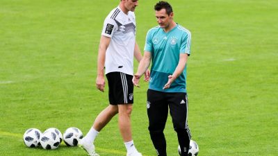 Gomez wieder im DFB-Training