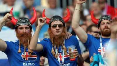 TV-Rekord: 60 Prozent aller Isländer sehen WM-Debüt gegen Argentinien