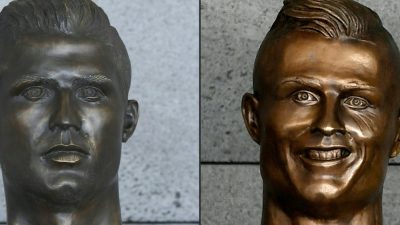 Neue Skulptur auf Madeira: Ronaldos Büste hat mehr Ähnlichkeit