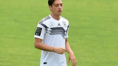 Özil wieder im Training – Fans jubeln Weltmeister zu