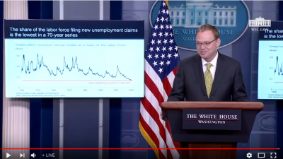 Wirtschafts-Briefing aus dem Weißen Haus – Livestream
