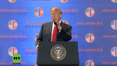 Video Pressekonferenz: Donald Trump nach dem Gipfeltreffen in Singapur