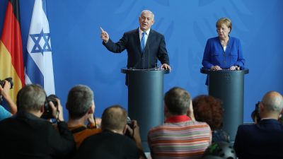 Pressekonferenz: Merkel und Netanjahu wollen Einfluss des Iran in Syrien zurückdrängen