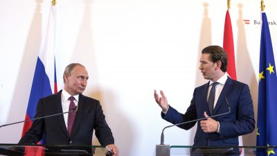 Putin in Wien: „Sanktionen sind schädlich für alle“
