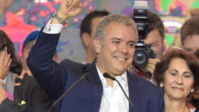 Konservativer Duque gewinnt Präsidentschaftswahl in Kolumbien – „Korrekturen“ am Friedensvertrag angekündigt