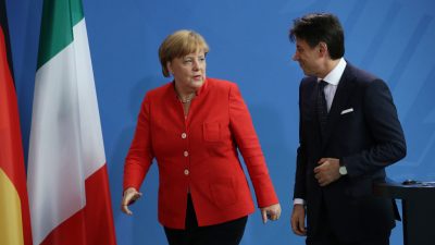 Flüchtlingskrise: Italiens Ministerpräsident fordert bei Merkel „mehr Solidarität“