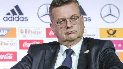 DFB-Präsident Grindel fordert: „Richtige Reaktion zeigen“