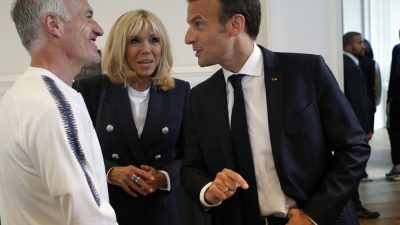 Präsident Macron geht vom WM-Triumph aus: Deschamps reagiert cool