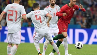 Fußball-WM: Portugal und Spanien unentschieden