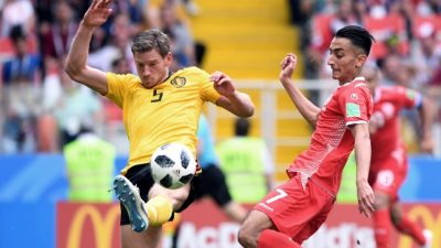 Fußball-WM: Belgien gewinnt deutlich gegen Tunesien